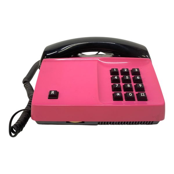 Teli Telefon Diavox Rosa Televerket Retro Vintage Old Telephone Phone Stacjonarn