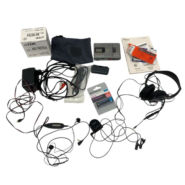 Sony MZ-R30 Walkman Minidisc Recorder Player Inspelare Spelare med Tillbehör