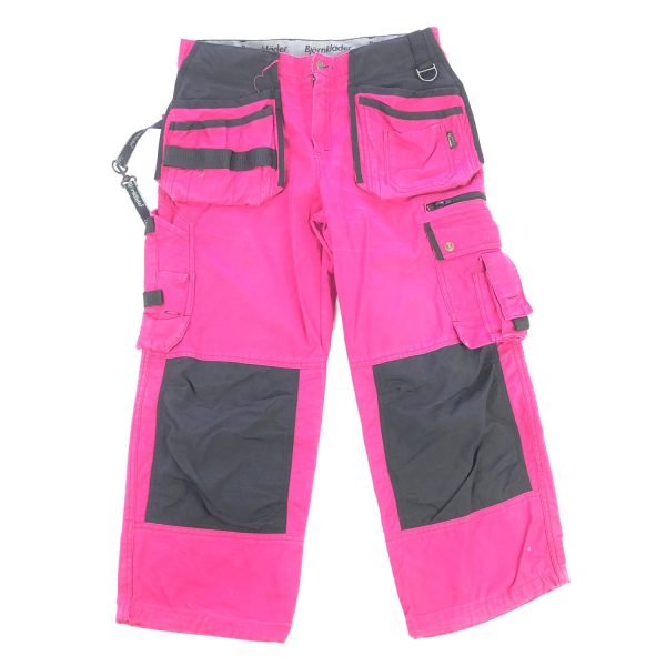 Björnkläder, Women, Arbetsbyxor, stl 46, Rosa/svart
