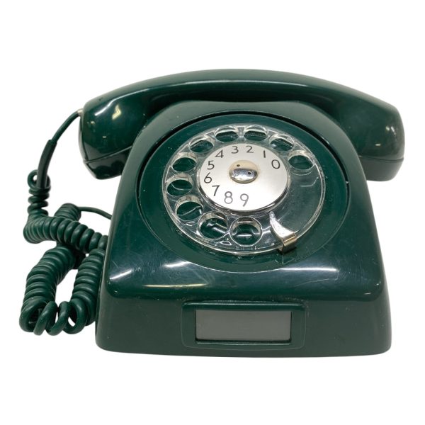 Dialog Retro Telefon Grön Televerket Vintage Gammal Old Telephone Phone Landline