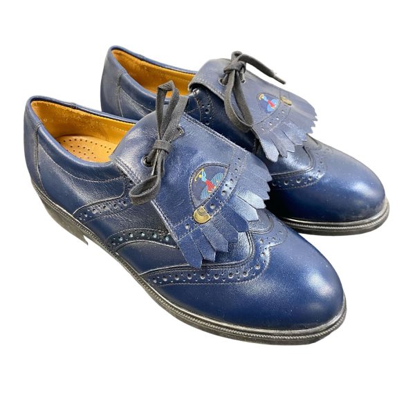 Golfskor stl 4,5 Blå