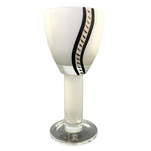 Johansfors Pokal på fot Etikettmärkt Signerad M. Andersson Vintage Design Retro