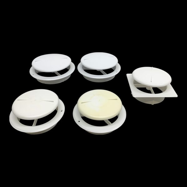 Lux Ventilen Ventilation Ventil 5st Luftventilation Vit Plast