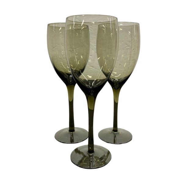 Glas 3st Glas på Fot Vinglas Design