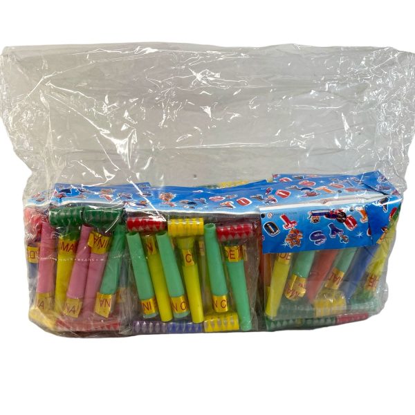 Parti Kalastutor Blåsormar Flerfärgad Tuta Kalas Fest