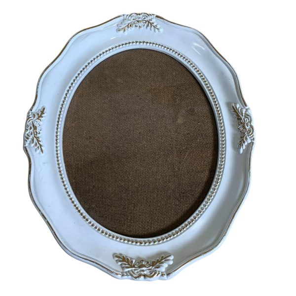 Fotoram Vit 31cm Guldig Ram