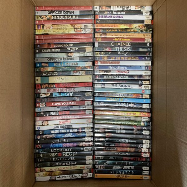 DVD-Paket ca 150 filmer DVD-film Lot Stor samling blandade DVD filmer Film