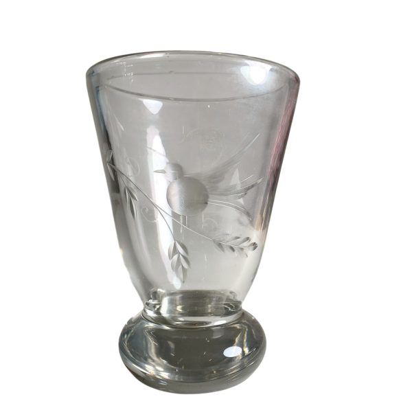 Kristallvas Fågel 15 cm Kristallvas Glasvas