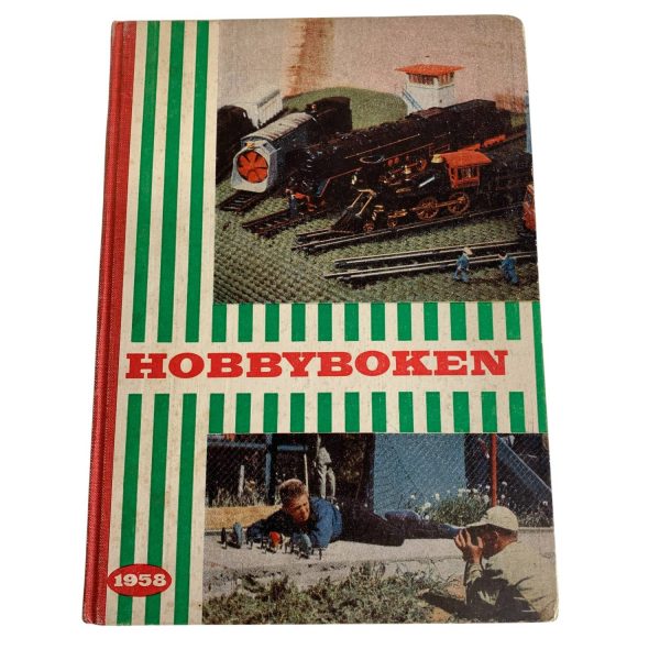 Hobbyboken 1958 Tåg Modelltåg Modelljärnväg
