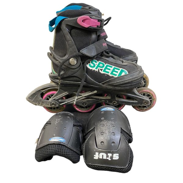 Point Zero Speed Inlines stl 32 Svart Knäskydd