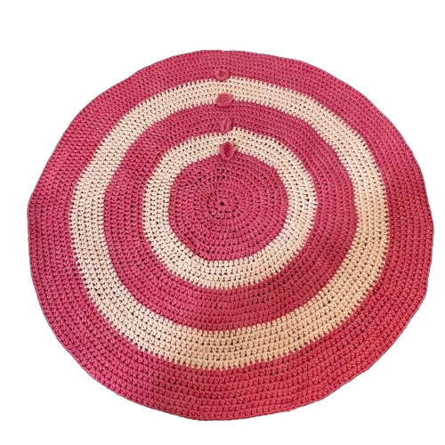 Bordstablett Rosa Rund