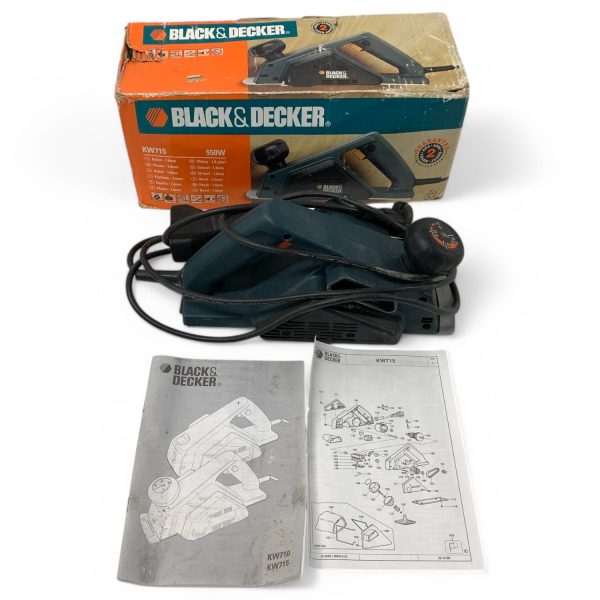 Black & Decker KW715 Elektrisk Hyvel Elhyvel 550W Verktyg
