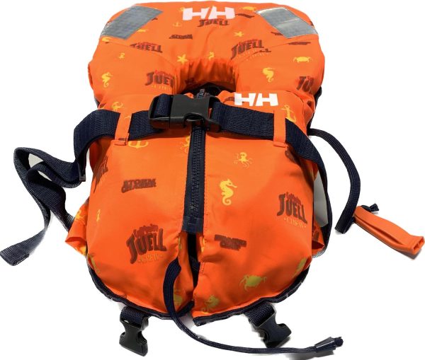 HH Juell Flytväst stl 10-25 kg Orange Barn Visselpipa Helly Hansen
