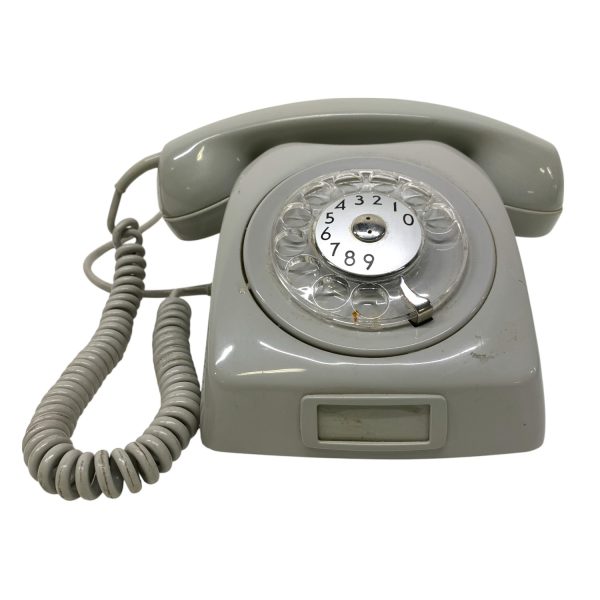 Dialog Retro Telefon Vit Televerket Vintage Gammal Old Telephone Phone Landline