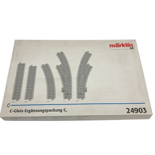 Märklin 24903 Utbyggnadsset C3 Räls C-Gleis-Ergänzungs Packung C3 H0