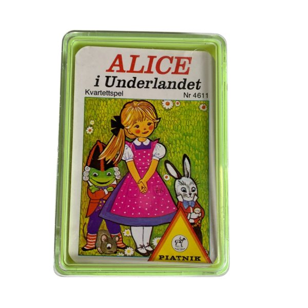Alice i Underlandet Kvartettspel Nr 4611 Piatnik Kortspel