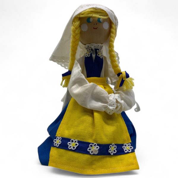 Figurin Folkdräkt Svergie Midsommar Midsommardekoration