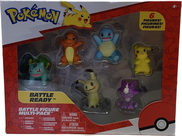 Pokemon Battle Figure Multi-pack 6 Figures Battle Ready Fifurer Pokémom
