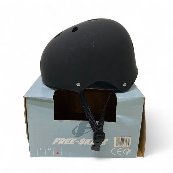 Free-Skate Hjälm Svart stl L Inlineshjälm Skatehjälm Helmet