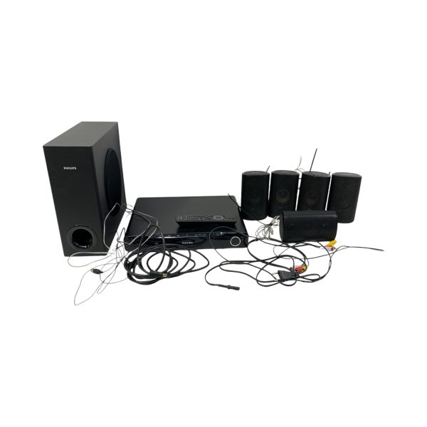 Philips HTS 3510 5.1 Hemmabiosystem Surround System Anläggning DVD Spelare