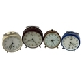 4st Väckarklocka Bordsklocka Klocka Junghans Rostov Viking Wehrle Vintage