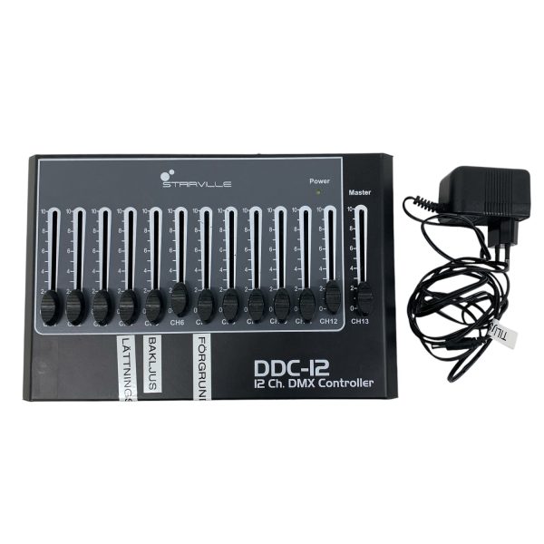 Stairville DDC-12 DMX Controller Ljus Kontroll Ljusmixer Ljusstyrnings Bord