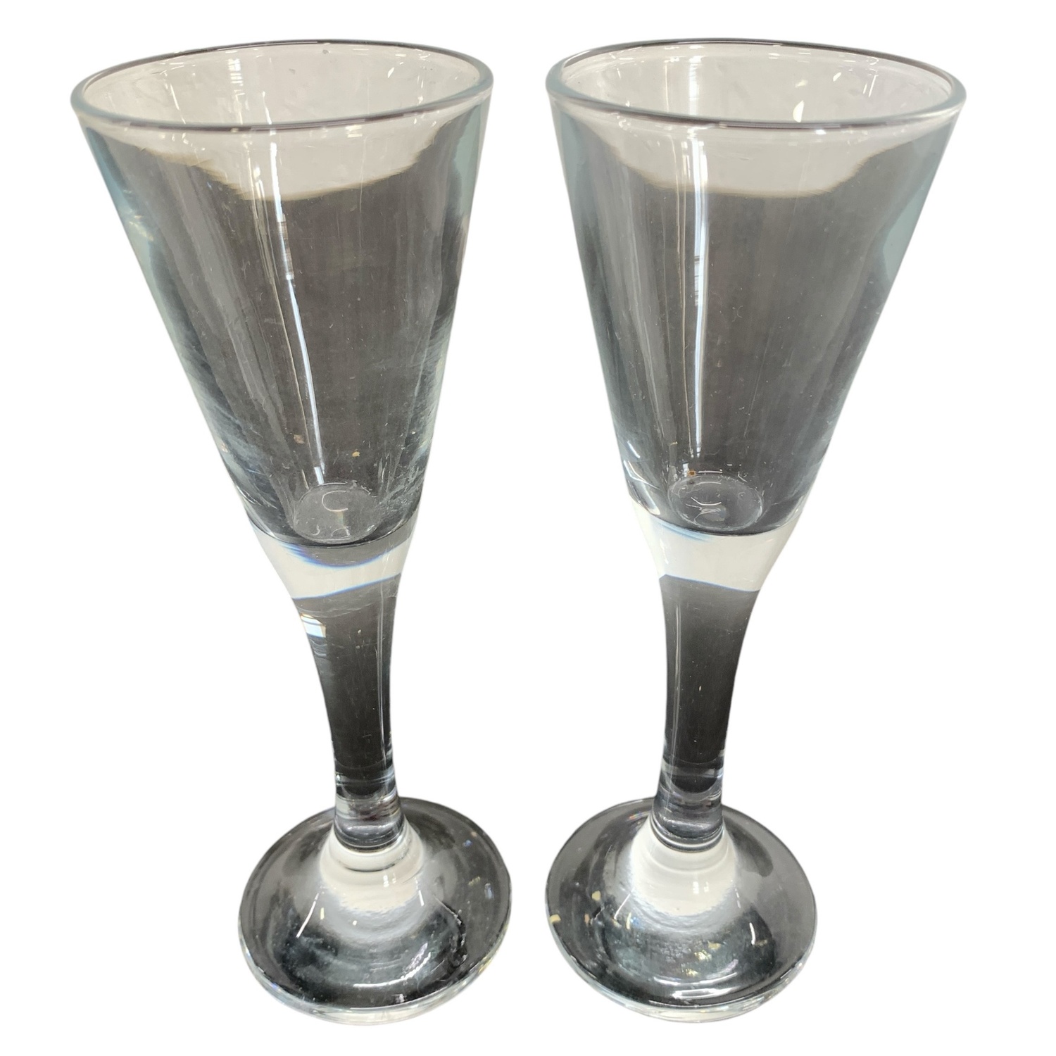 2st Snapsglas Spritglas Glas Vintage Retro