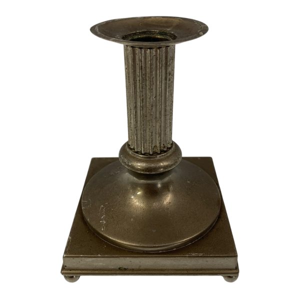 Nysilver Ljusstake Ljushållare Vintage