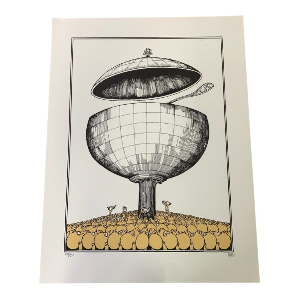 EWERT KARLSSON Jordens rikedom Färg Litografi Signerad EWK Numrerad 173 Daterad