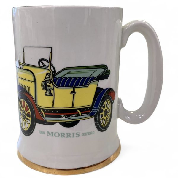 Woods England 1914 Morris Oxford Mugg Bil Porslin Stämplad