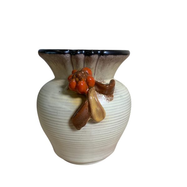 Irene Krus 14cm Beige Vintage Vas