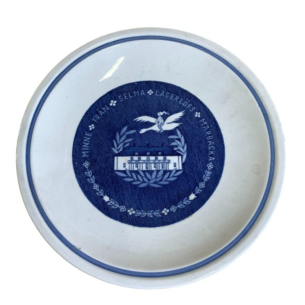 Gefle Selma Lagerlöfs 20cm Tallrik Antik