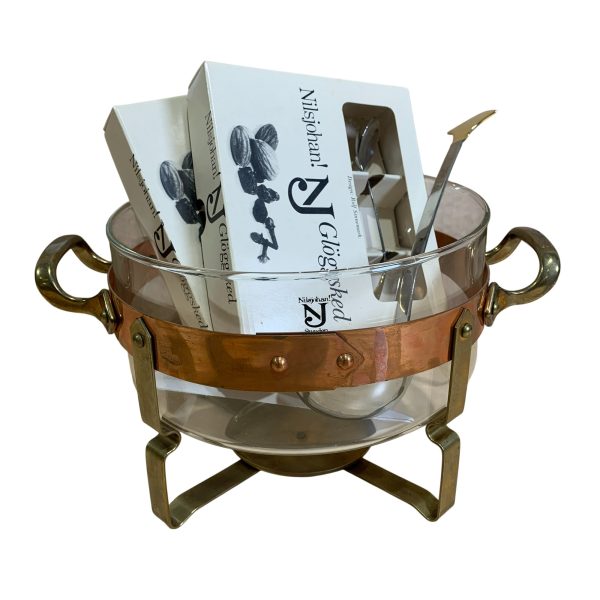 Nils Johan Rolf Sinnemark Glögggryta Slev Skedar Glas Retro