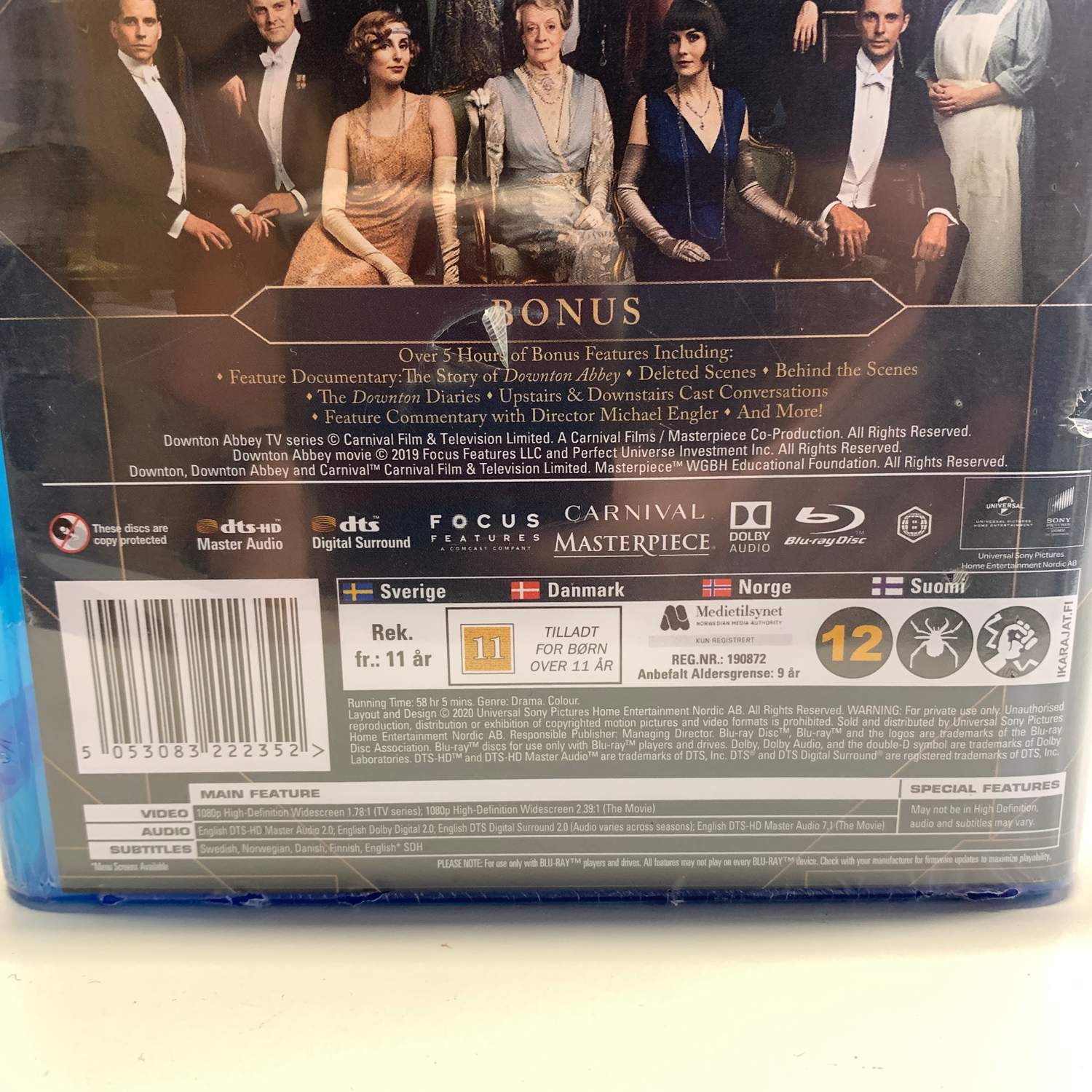 Downton Abbey Blu Ray Box Movie & TV Collection The Collectors Edition ...