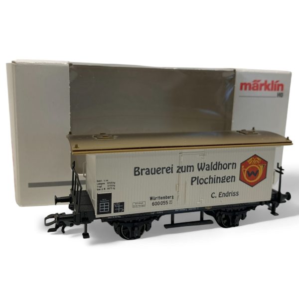 Märklin 48282 Godsvagn Brauerei zum Waldhorn HO Tåg Modelltåg Tågvagn Vagn