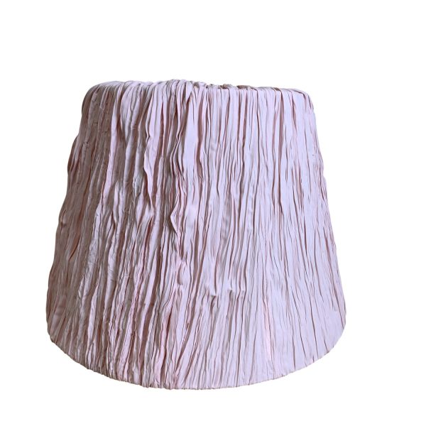 Lampskärm Rosa Stor 36cm Skärm Tyg Tygskärm