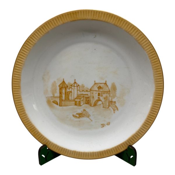Arzberg Tallrik Assiett 17cm Handmålad Vintage Design Retro