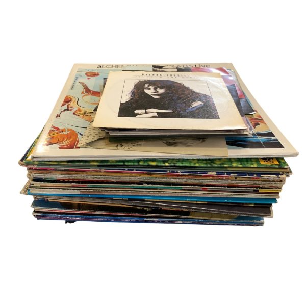 Vinyl Skivor Blandat 10kg Vinylskivor ej genomgångna Lot Lott