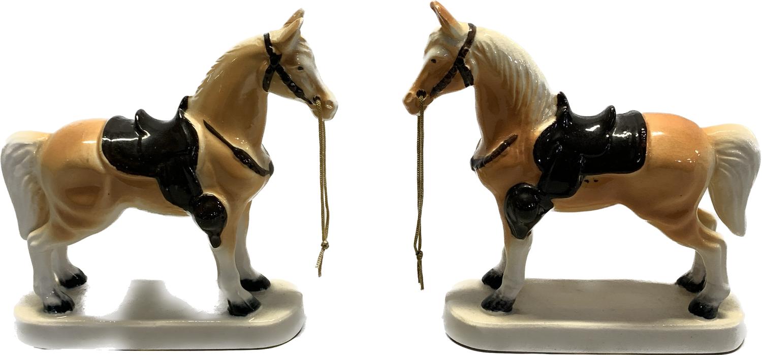 Figurin Häst 2st Vintage Design Retro
