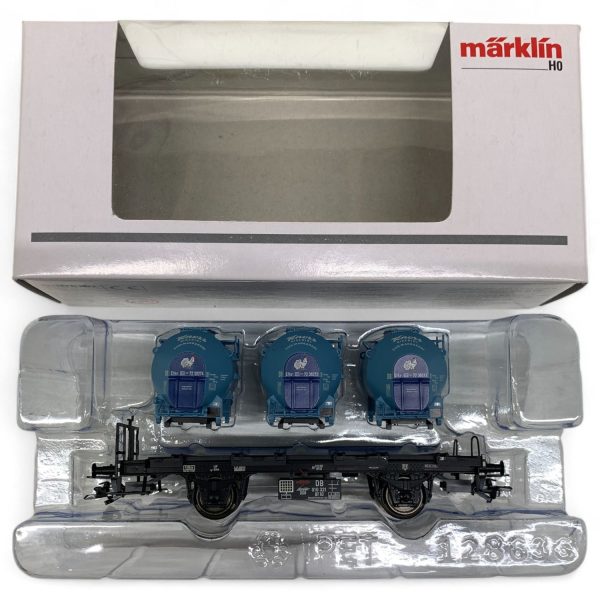 Märklin 48158 Insider Vagn med Behållare Epoche III Jahreswagen 2008 HO