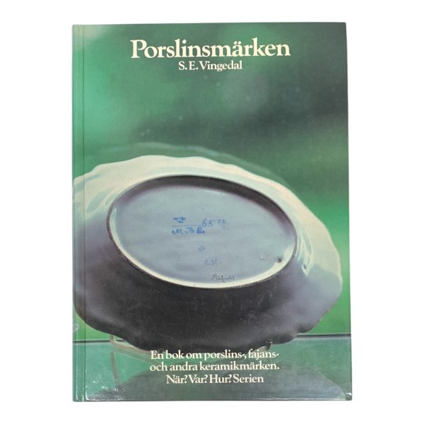Porslinsmärken S.E. Vingedal 1977 Bok