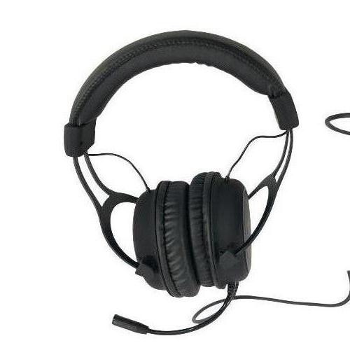 Deltaco Gaming Headset Svart Datorheadset Hörlurar Dator