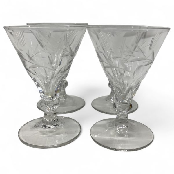 Snapsglas 4st Shotglas Glas Vintage
