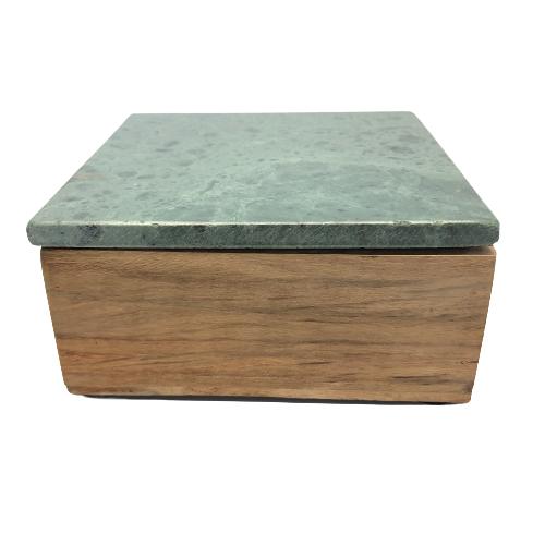 Nords Lockskål Trä Marmor Design Skål Låda