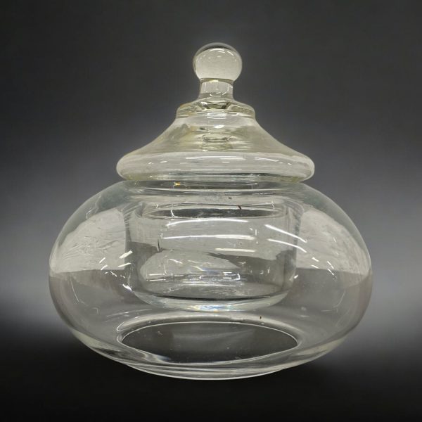 Glasskål Skål med Lock Design Lockskål