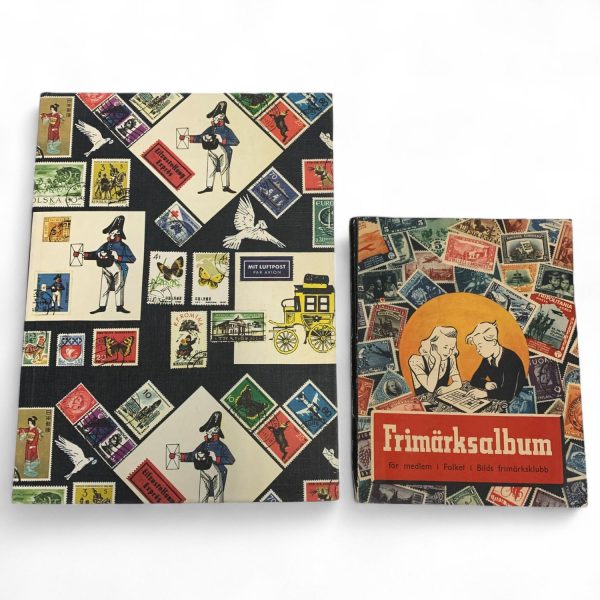Frimärkssamling Samling Frimärken Frimärksalbum
