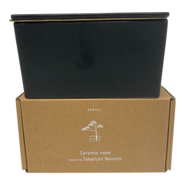 Design Stockholm House Bonsai Vas Takafumi Nemoto Design Svart Keramik Vase