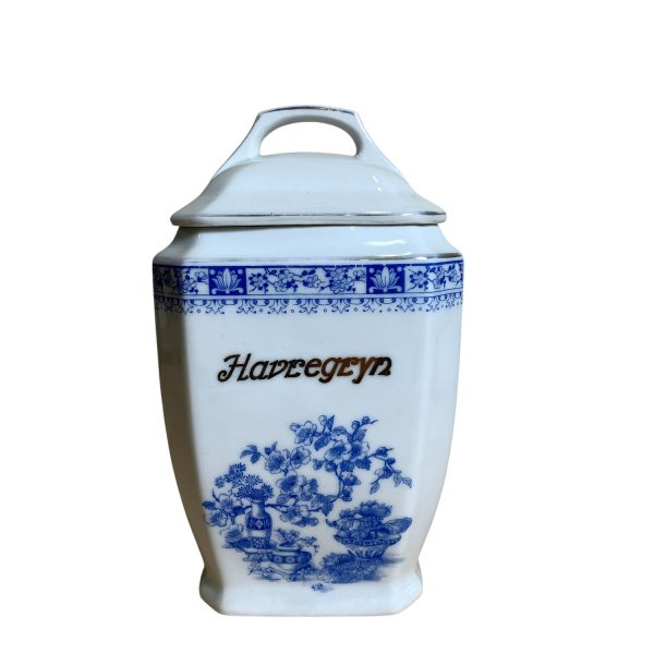 Haas & Czjzek Schlaggenwald Kryddburk Blå Vit 16cm Havregryn