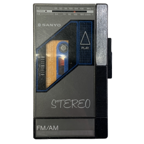 Sanyo M-G25 Kassettbandspelare Radio