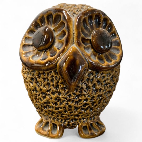 Christina Zetterberg Figurin Uggla Signerad CZ Etikettmärkt